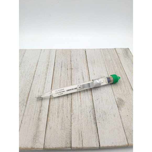 Vintage Chaney Acu-Rite Temp Candy Icing Deep Fat Kitchen Craft Thermometer - Picture 2 of 5